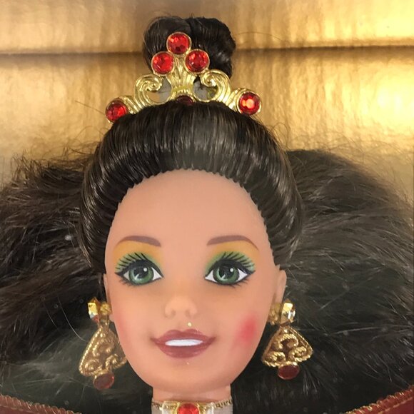 Vintage Mattel 1997 Happy Holidays Special Edition Barbie Misprint Green Eyes - Picture 5 of 11